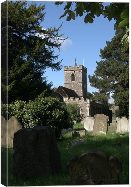 St Mary's Church Hayes Middlesex 2 Canvas Print by Chris Day