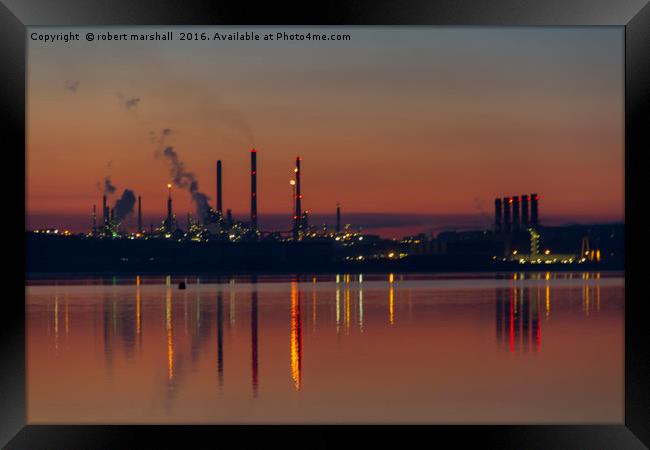 Barcode reflections Framed Print by robert marshall