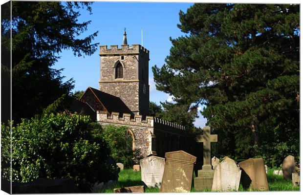 St Mary's Church Hayes Middlesex 3 Canvas Print by Chris Day