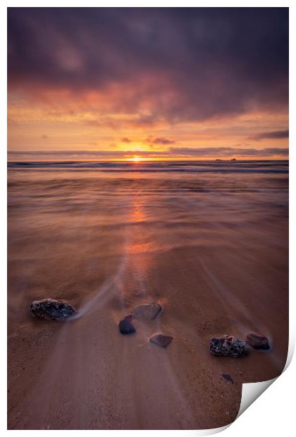 Constantine Bay Sunset, Cornwall Print by Jonathan Smith