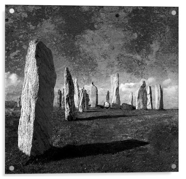 Standing stones Acrylic by Paul Davis