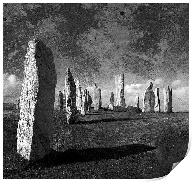 Standing stones Print by Paul Davis