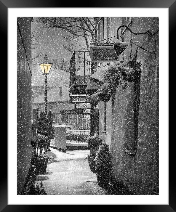 Bleak mid winter Framed Mounted Print by Paul Davis
