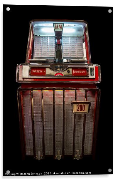 BAL-AMi Model J Jukebox - 1959 Acrylic by John Johnson