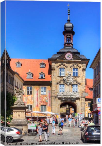 Bamberg Altes Rathaus Canvas Print by Tom Gomez