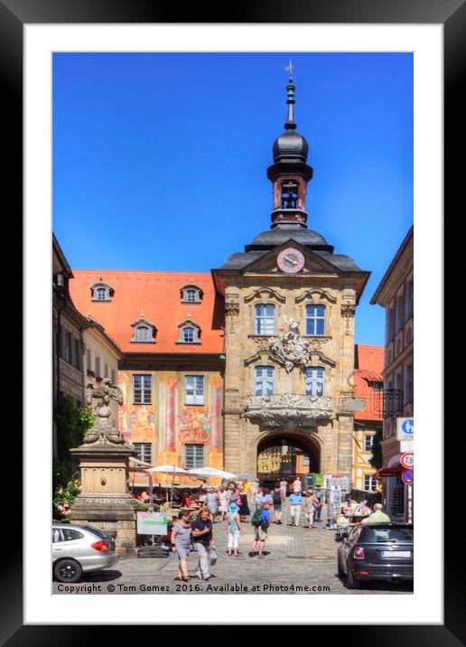 Bamberg Altes Rathaus Framed Mounted Print by Tom Gomez