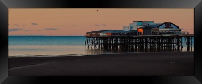 North Pier,Blackpool,UK. Framed Print by Victor Burnside