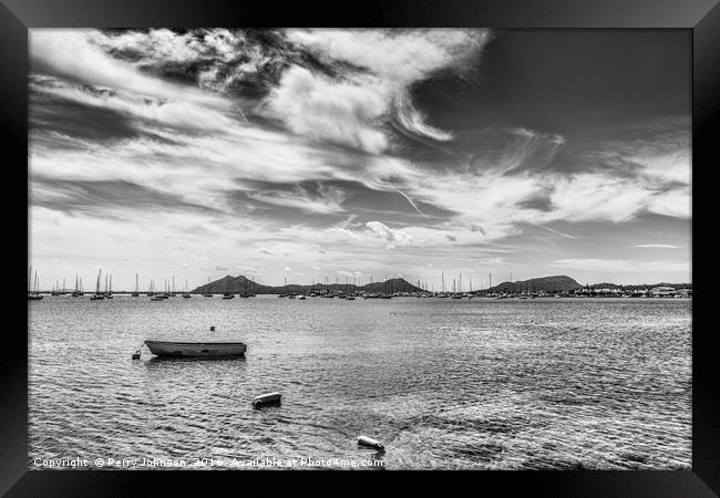 Bay of Pollensa Framed Print by Perry Johnson