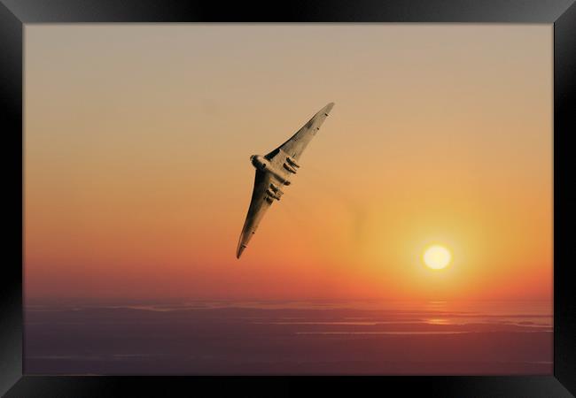 Vulcan Sun Framed Print by J Biggadike