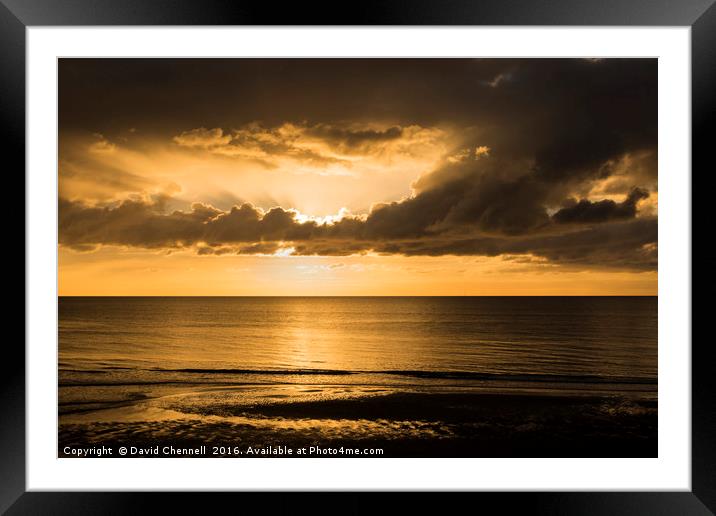 Heavenly Skyscape Framed Mounted Print by David Chennell