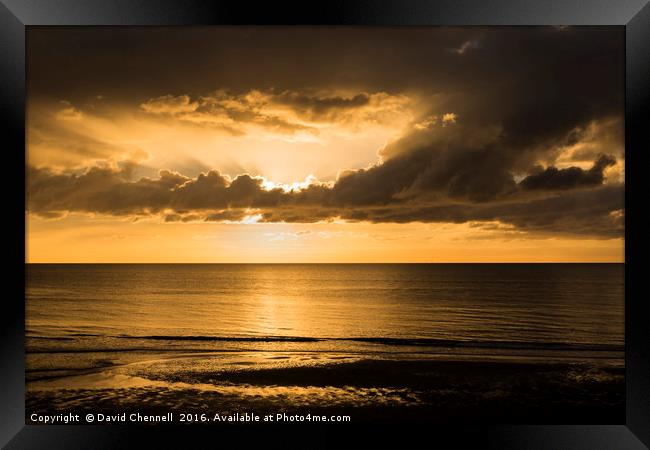 Heavenly Skyscape Framed Print by David Chennell