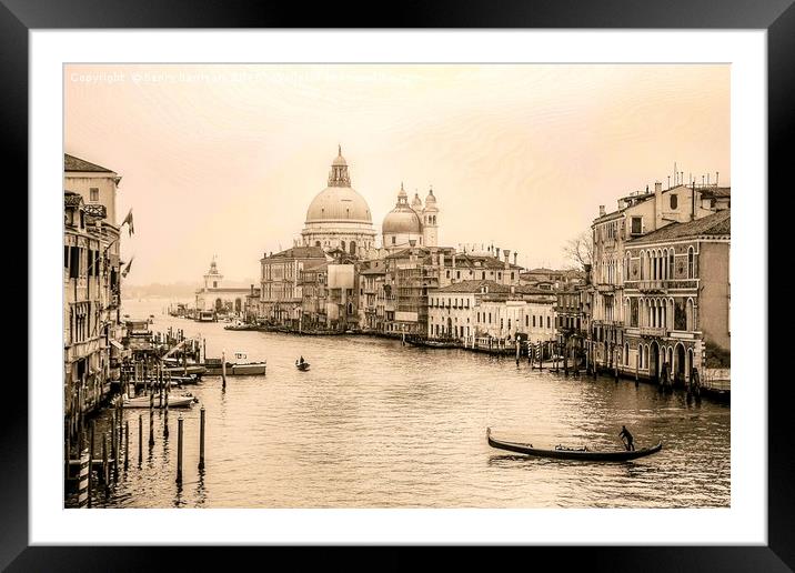 Venezia's Grand Canal Framed Mounted Print by henry harrison