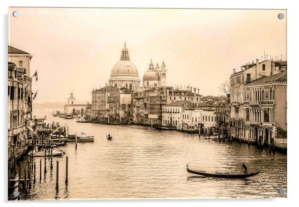 Venezia's Grand Canal Acrylic by henry harrison