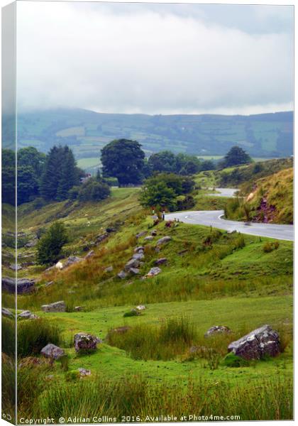 "The Winding Road" Canvas Print by Adrian Collins