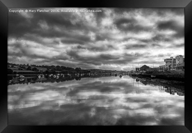 Penryn River, Cornwall Framed Print by Mary Fletcher