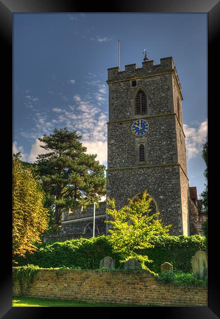 St Mary's Church Hayes Middlesex Framed Print by Chris Day