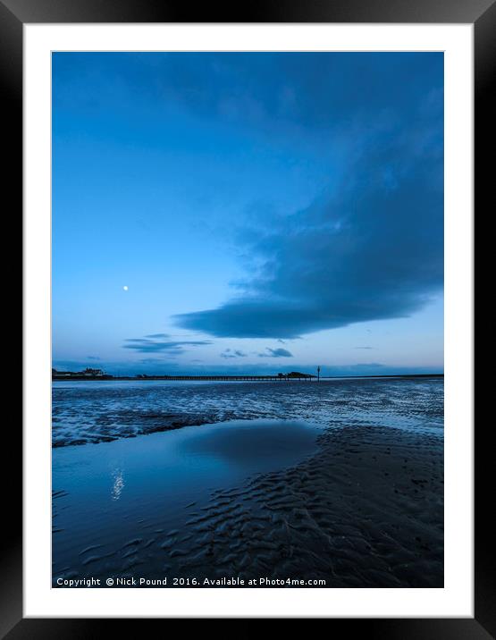 Beach Twilight Framed Mounted Print by Nick Pound