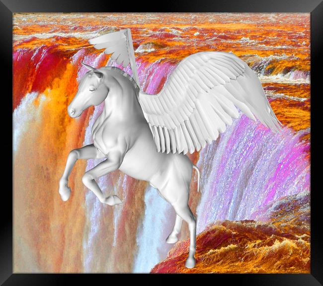 Pegasus  Framed Print by Matthew Lacey