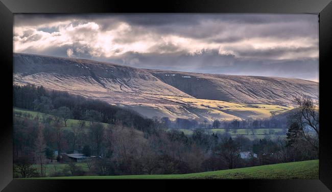 Pendle Hill  Framed Print by Irene Burdell