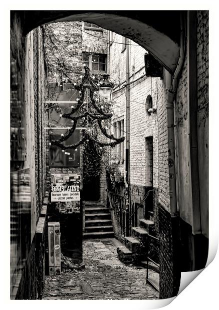 Christmas Passage Print by David Smith