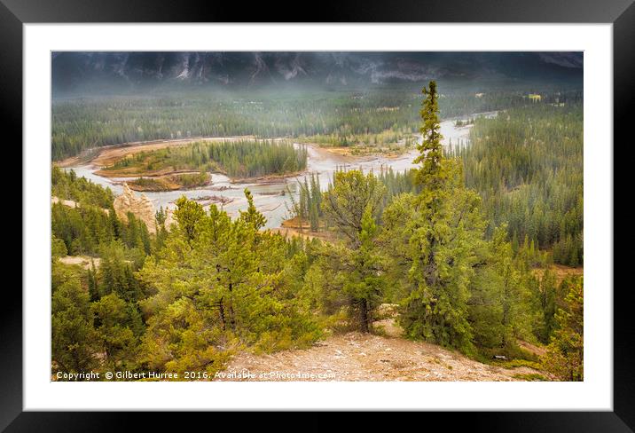 Whispers of Erosion: The Hoodoos Unveiled Framed Mounted Print by Gilbert Hurree