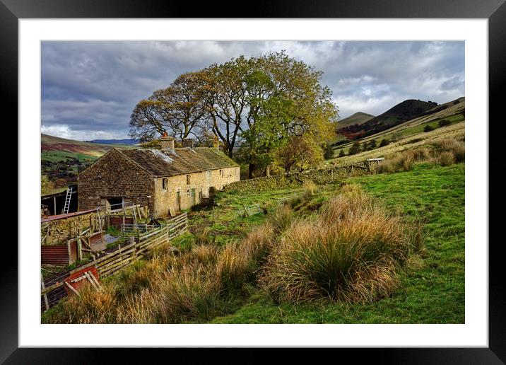  Old Farmhouse,Hope Valley                         Framed Mounted Print by Darren Galpin