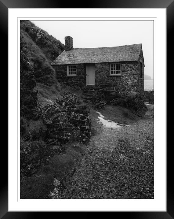 mullion cove, cornwall Framed Mounted Print by paul haylock