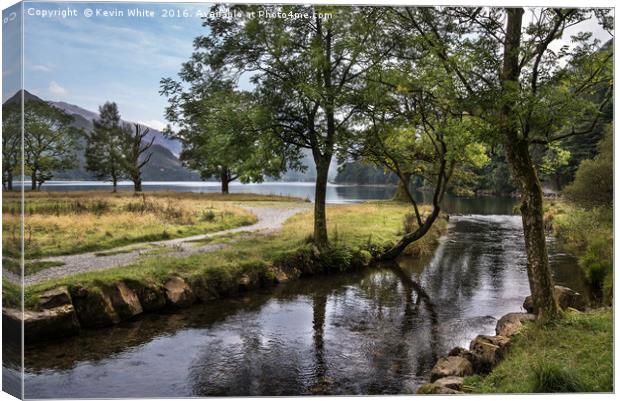 Buttermere Lake Cumbria Canvas Print by Kevin White