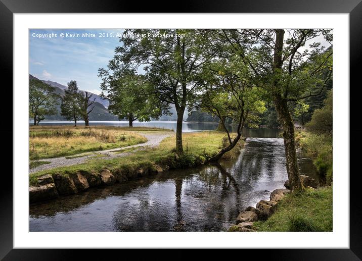 Buttermere Lake Cumbria Framed Mounted Print by Kevin White
