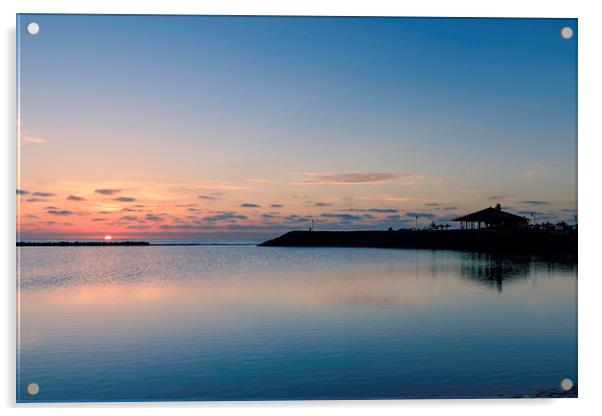 Fuerteventura sunrise  Acrylic by chris smith