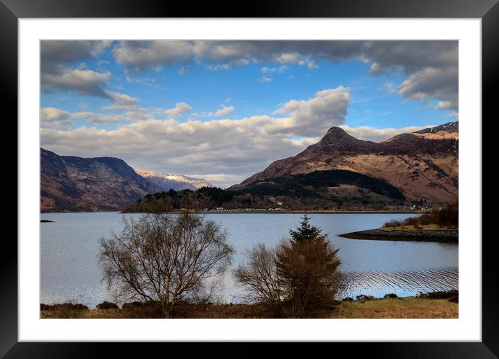 Loch leven  Framed Mounted Print by chris smith