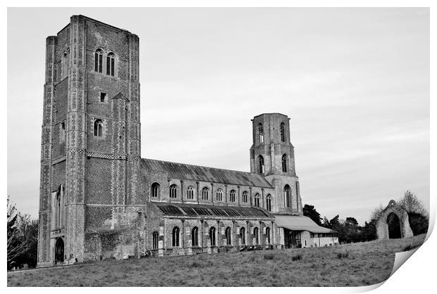 Wymondham Abbey. Print by Darren Burroughs