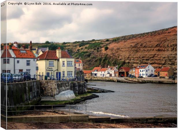 Cod and Lobster Staithes Canvas Print by Lynn Bolt