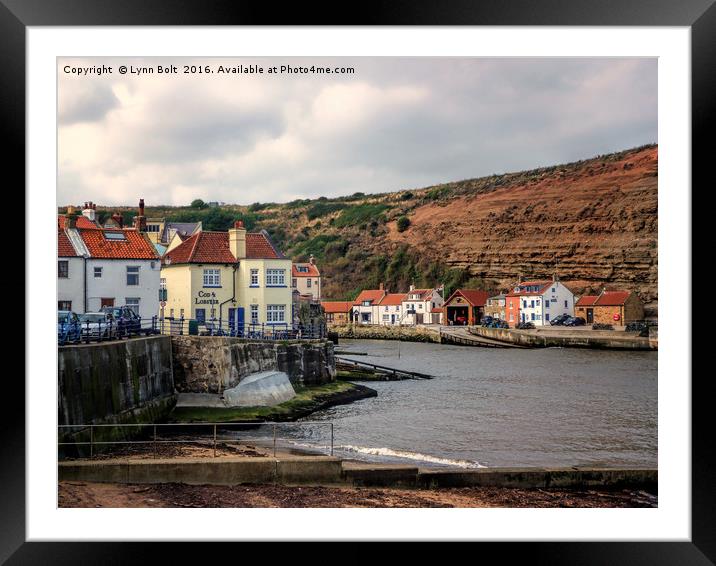 Cod and Lobster Staithes Framed Mounted Print by Lynn Bolt
