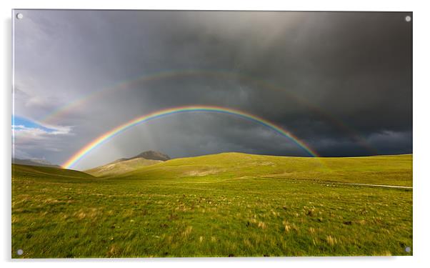 Double Rainbow Acrylic by Hans Kruse