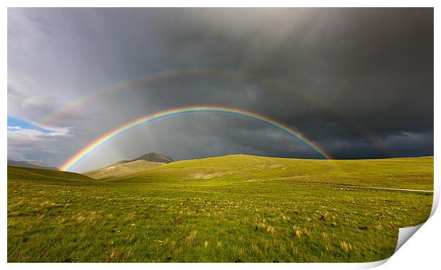 Double Rainbow Print by Hans Kruse