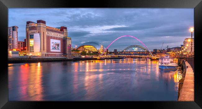 Night on the Toon Framed Print by Naylor's Photography