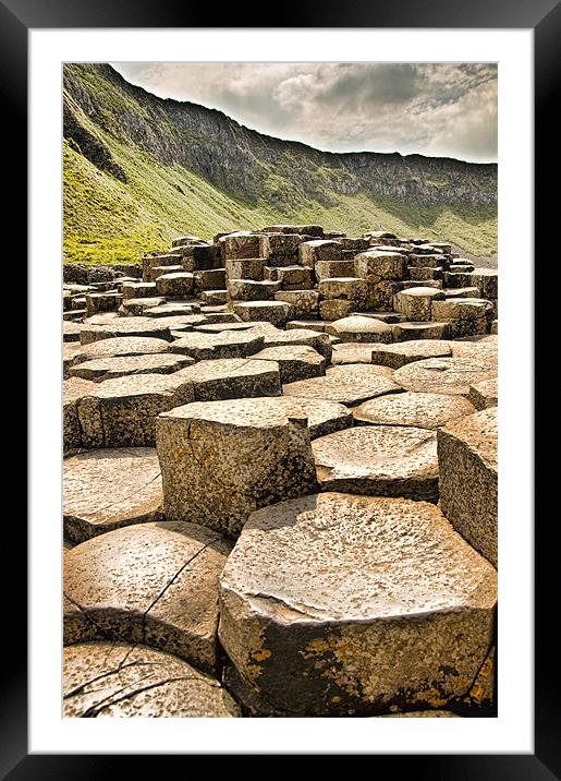 Stepping Stones Framed Mounted Print by Darren Smith