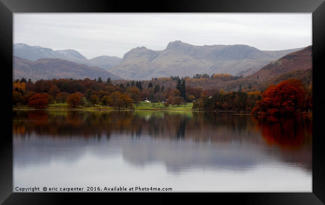           Langdale View Framed Print by eric carpenter