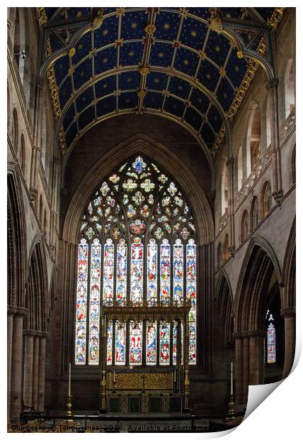 Carlisle Cathedral Choir Print by Tom Gomez