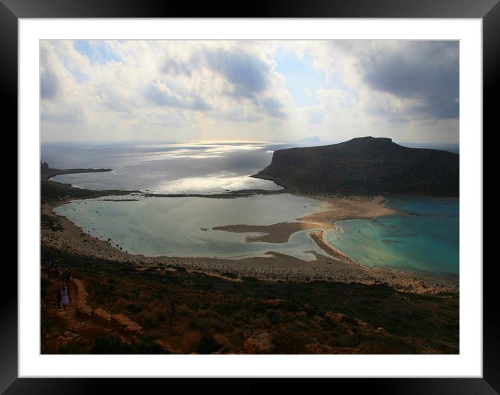Island Crete, Greece. Framed Mounted Print by Larisa Siverina