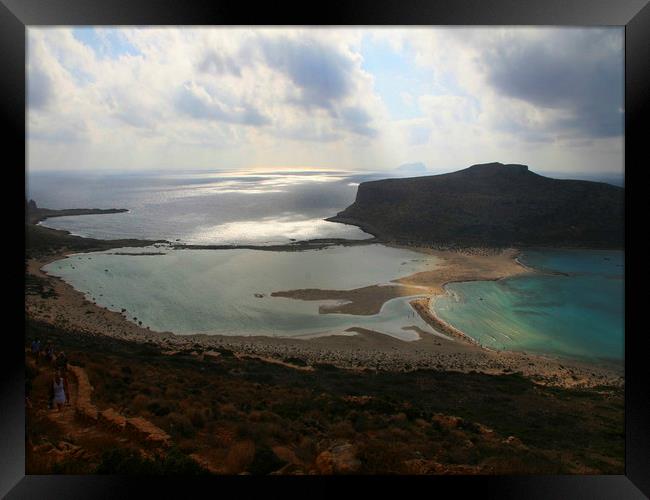 Island Crete, Greece. Framed Print by Larisa Siverina