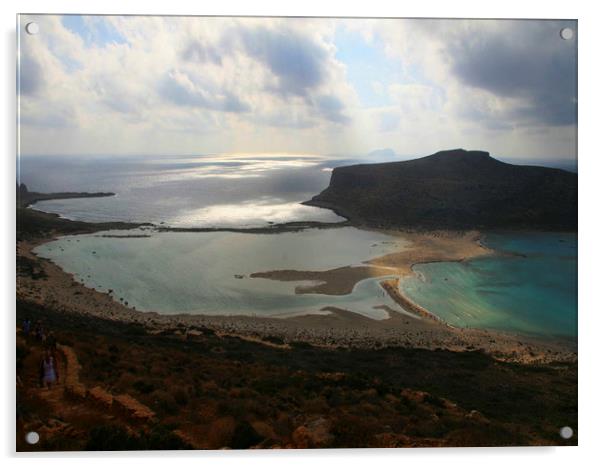 Island Crete, Greece. Acrylic by Larisa Siverina