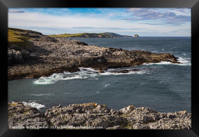 Durness sea scene Framed Print by Tom Dolezal