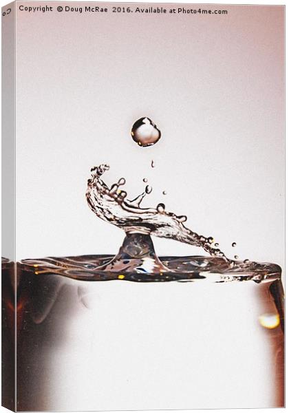 just water Canvas Print by Doug McRae
