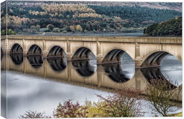 Autumn at Lady Bower Canvas Print by nye whittaker