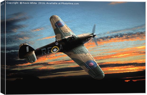 Battle of Britain Canvas Print by Kevin White