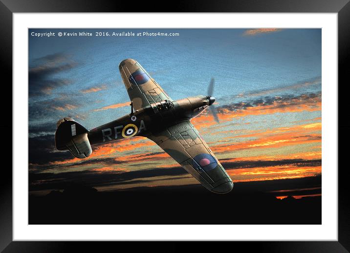 Battle of Britain Framed Mounted Print by Kevin White
