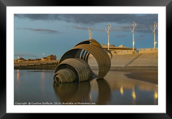 Mary's Shell Cleveleys Framed Mounted Print by Caroline James