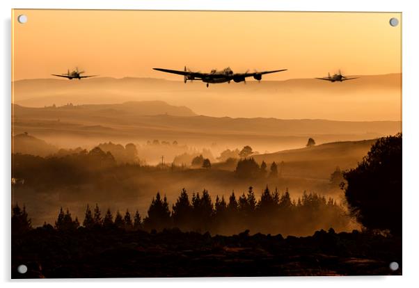 BBMF Misty Morning Acrylic by J Biggadike